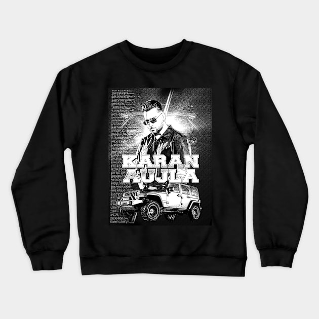 Karan Aujla mood Crewneck Sweatshirt by SAN ART STUDIO 